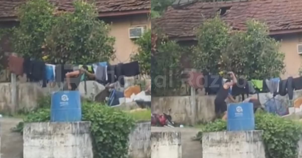 Homem é esfaqueado no pátio de casa e cena choca moradores em Brusque