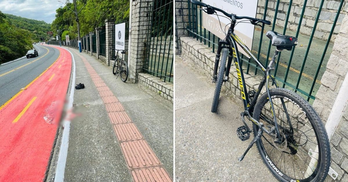 Ciclista sofre traumatismo craniano após queda na Estrada da Rainha, em BC