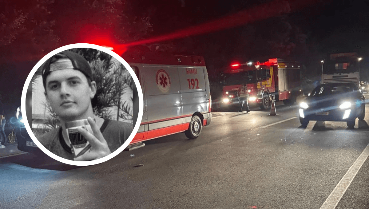 Jovem de 19 anos morre após colisão entre moto e carro na BR-470 em Gaspar
