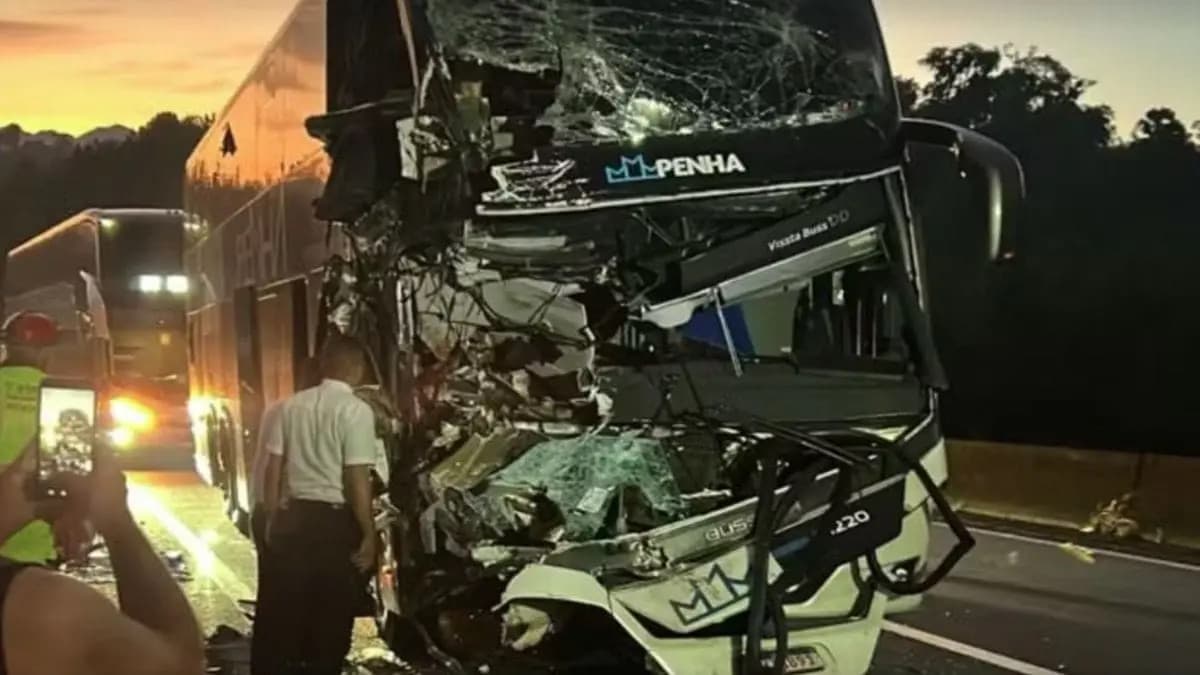 Viagem para Blumenau termina em tragédia: motorista morre e sete ficam feridos na BR-116