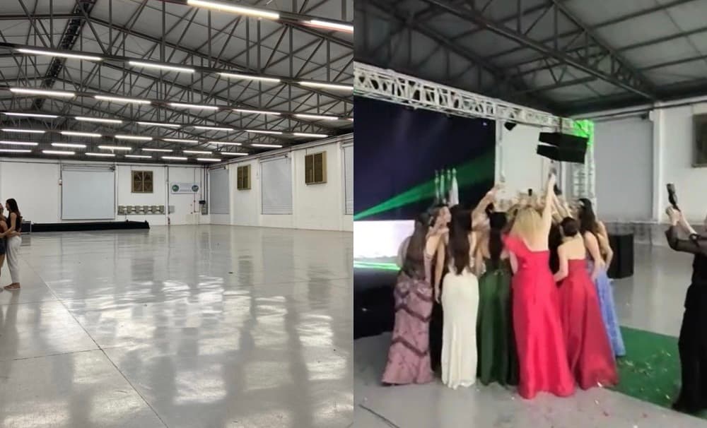 “Vamos ter que adiar”: formandas são surpreendidas com cancelamento um dia antes da formatura em SC​​​​​​​​​​​​​​​​