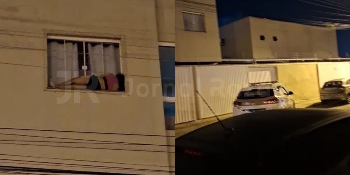 “Muito calor”: jovem assusta PMs ao ser flagrada dormindo na janela de apartamento em Itapema