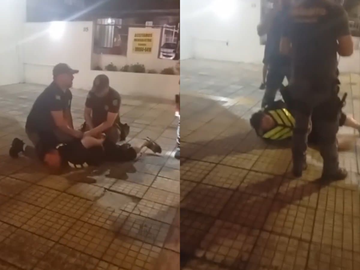 Prefeito manda investigar agentes de trânsito após abordagem violenta contra motoboy em SC