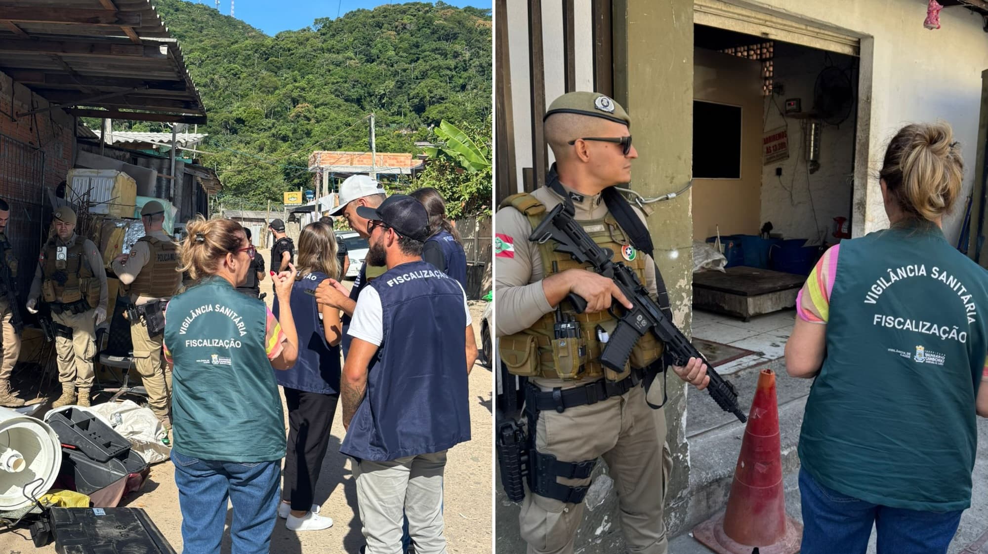 Operação “Alta Tensão” fiscaliza ferros-velhos e sucatas em Balneário Camboriú