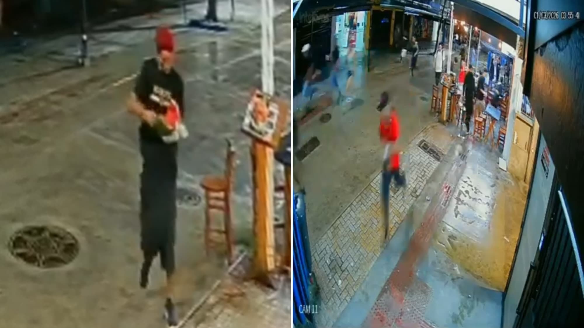 “Ele só tinha paz e uma melancia”: homem ignora tiros em Balneário Camboriú, e vídeo viraliza