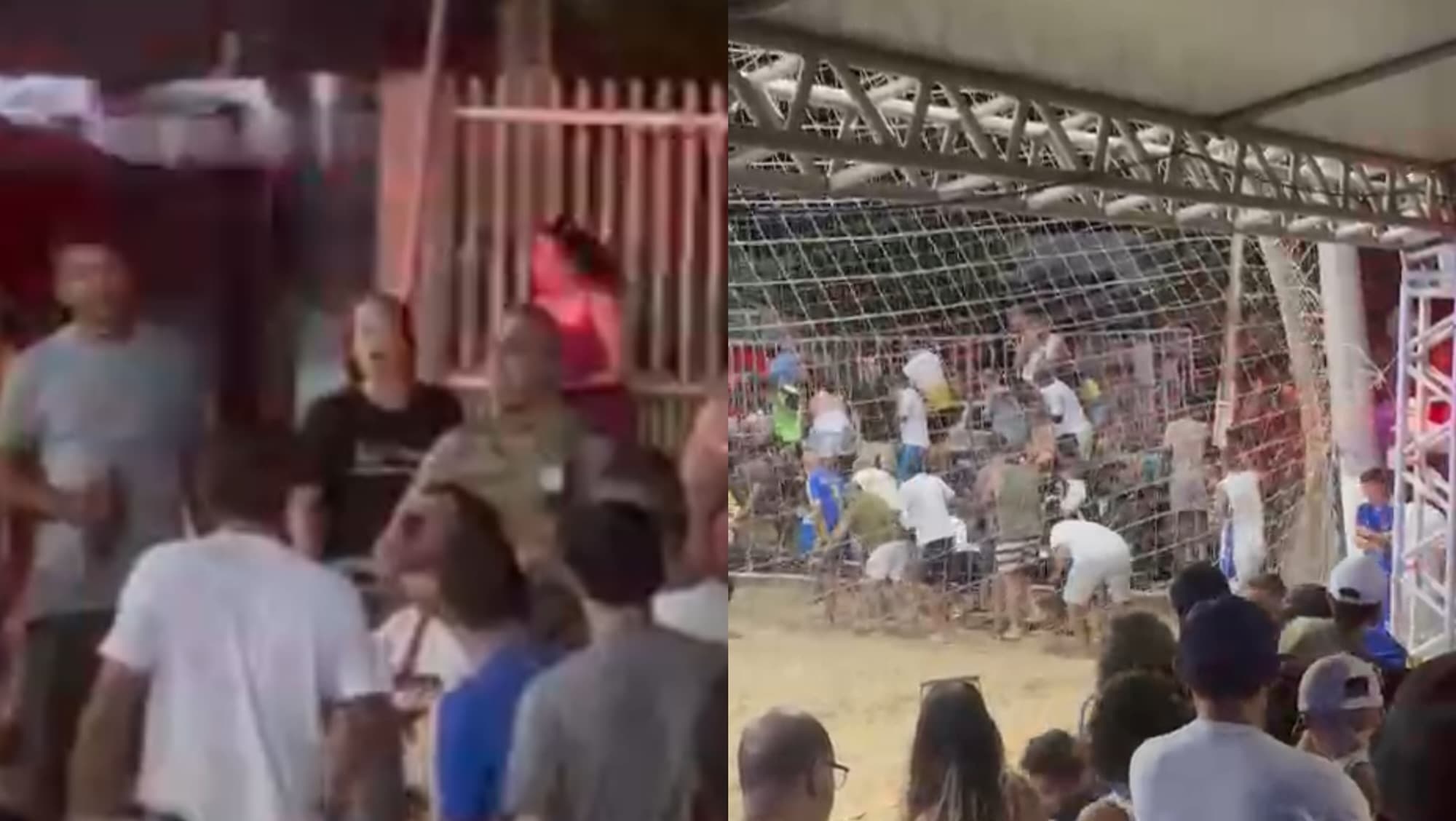 Partida do Catarinense de Beach Soccer termina com spray de pimenta e balas de borracha