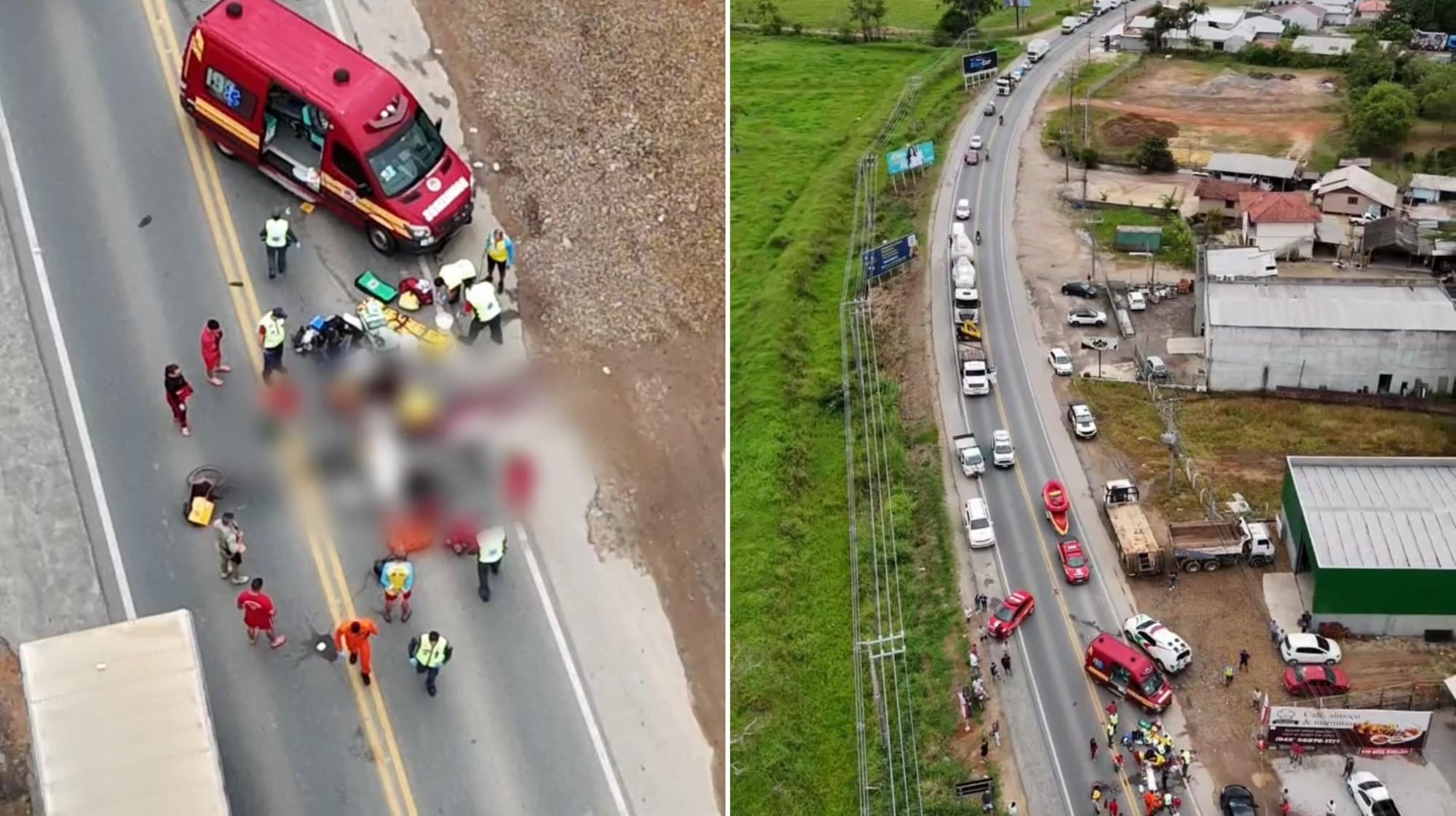 Tristeza em Tijucas: morre idoso que foi atropelado na SC-410