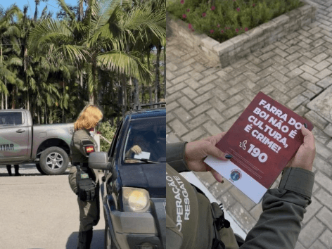 Operação Quaresma: barreiras educativas e de fiscalização contra a farra do boi são montadas em SC