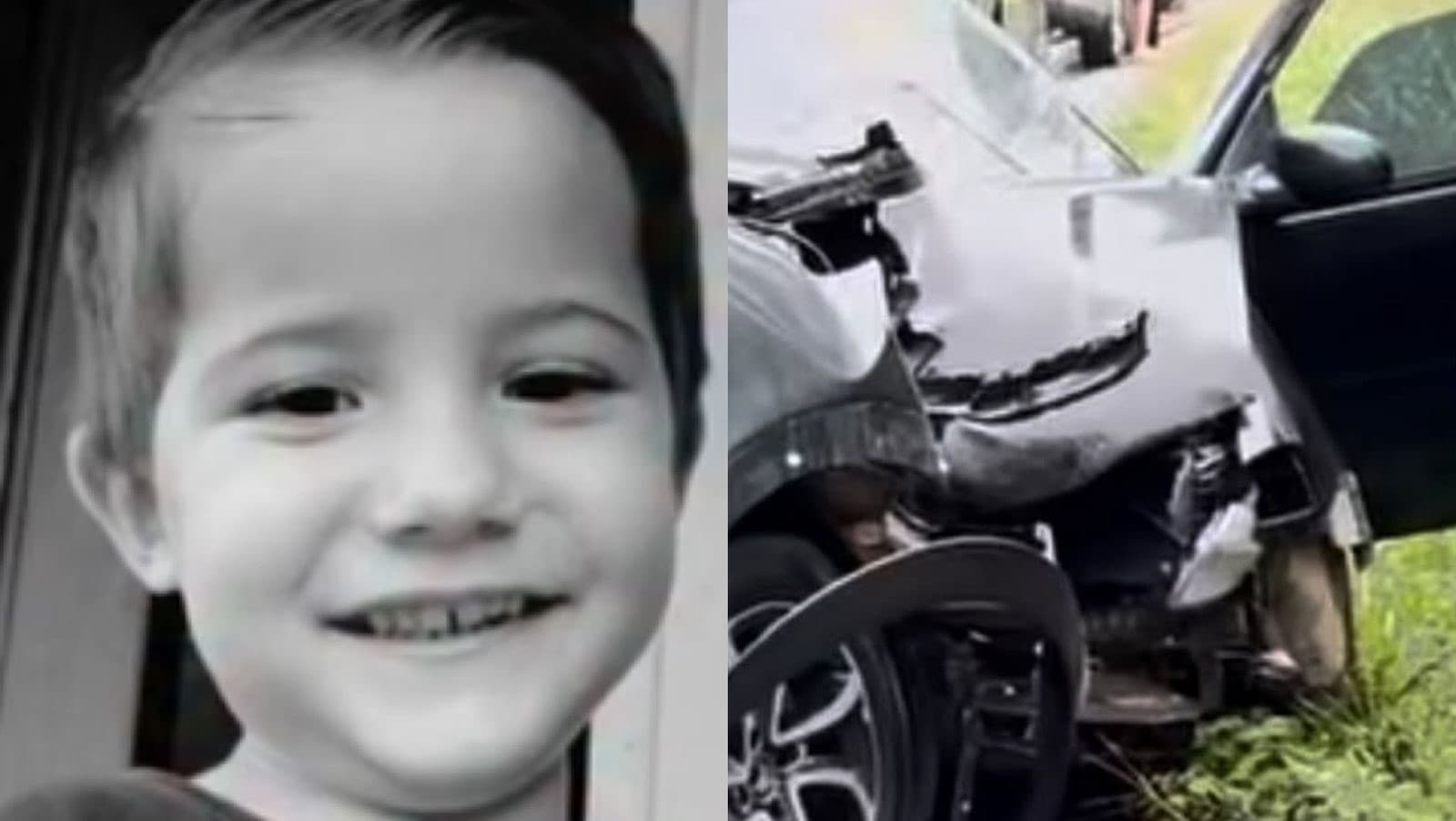 Menino de 3 anos morre no hospital após uma semana lutando pela vida após grave acidente