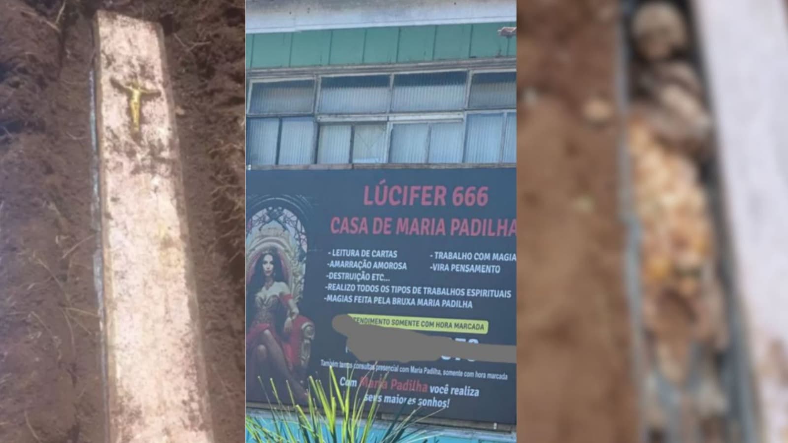 “Eu só lia cartas”: ex-inquilina nega rituais em casa onde caixão com ossada foi encontrado em SC