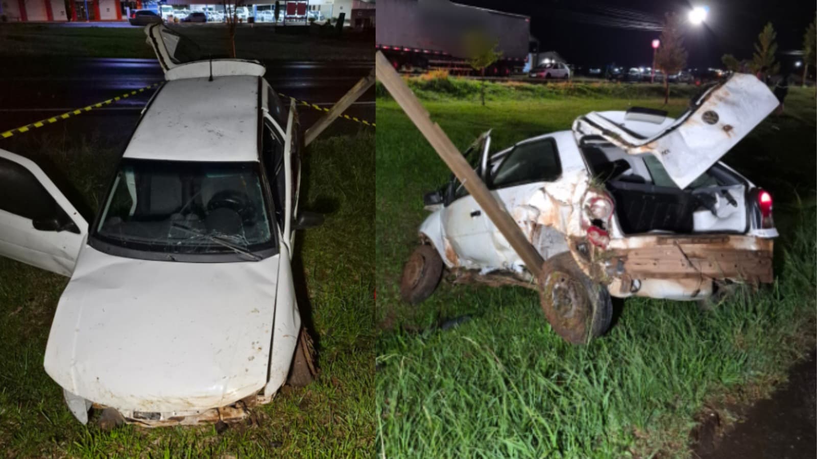 “Ejetado a 20 metros”: motorista sobrevive após capotamento na BR-282 em SC