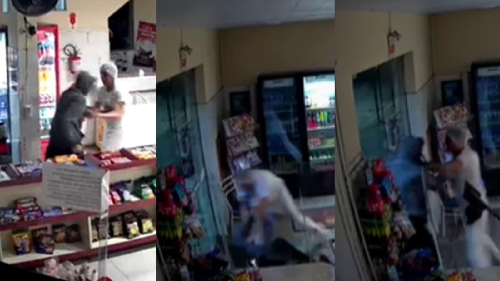 “O que você quer aqui?”: Padeiro reage a invasão, leva cortes de faca e derruba criminoso em SC; VÍDEO