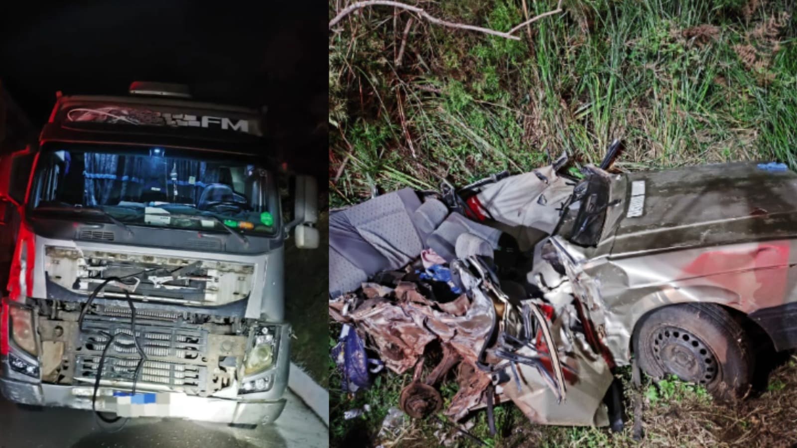 “Tragédia”: mulher e bebê morrem após carro bater em caminhão no Oeste de SC
