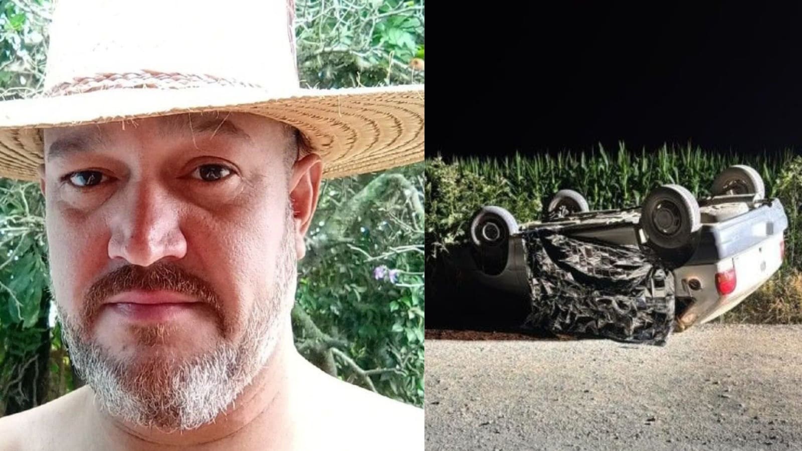 Identificado passageiro que morreu preso às ferragens após capotamento em SC