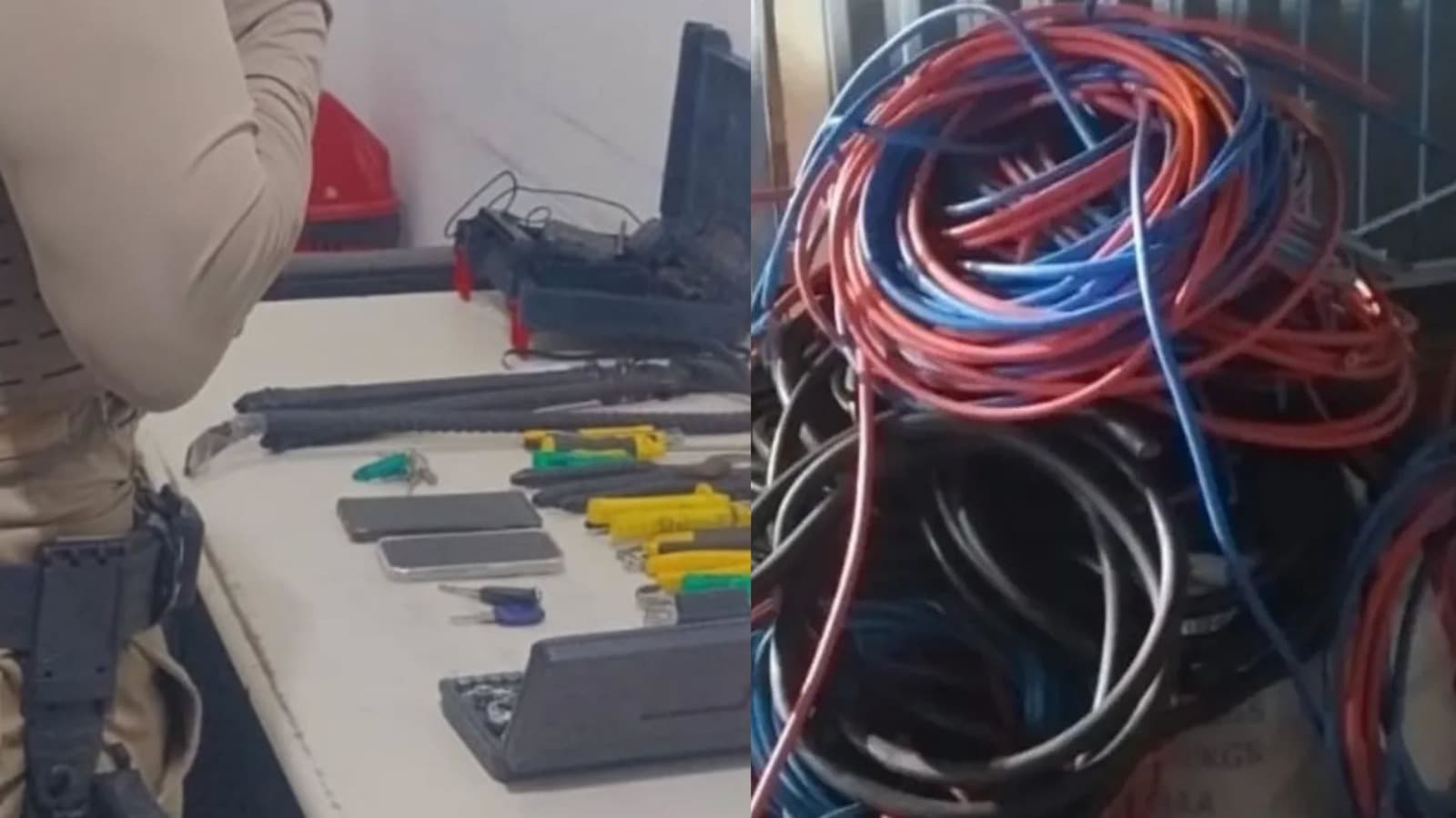 Cidades ficam sem internet após dupla furtar 430 kg de cobre de base de operadora no Sul de SC
