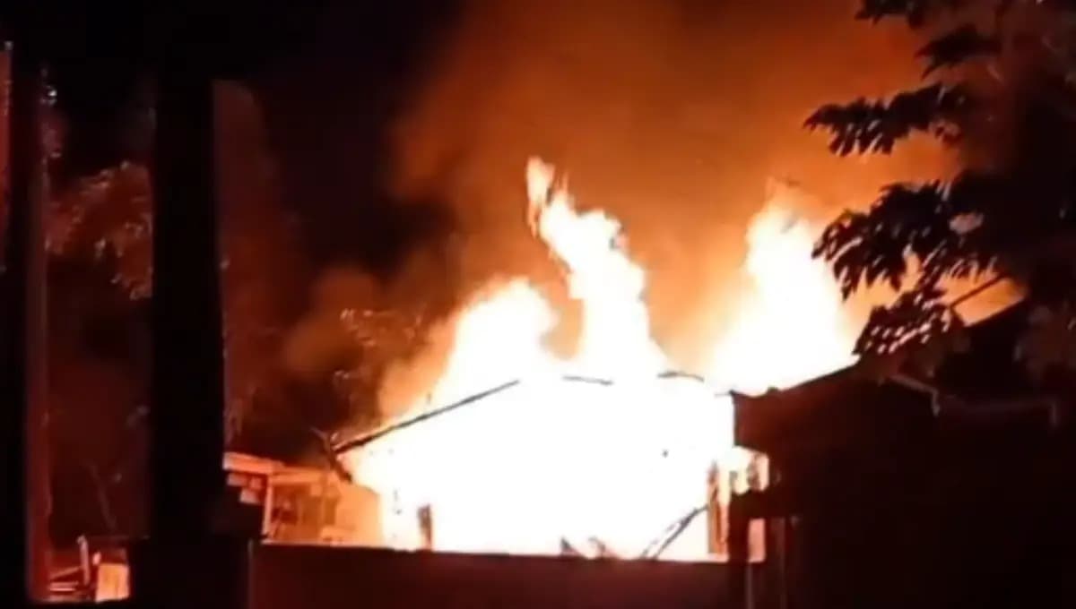 “Mangueiras de jardim e corrida contra o fogo”: incêndio assusta moradores em SC