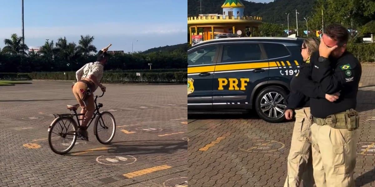 “Não repitam em casa”: artista “empina” na frente da PRF e reação dos policiais surpreende em SC