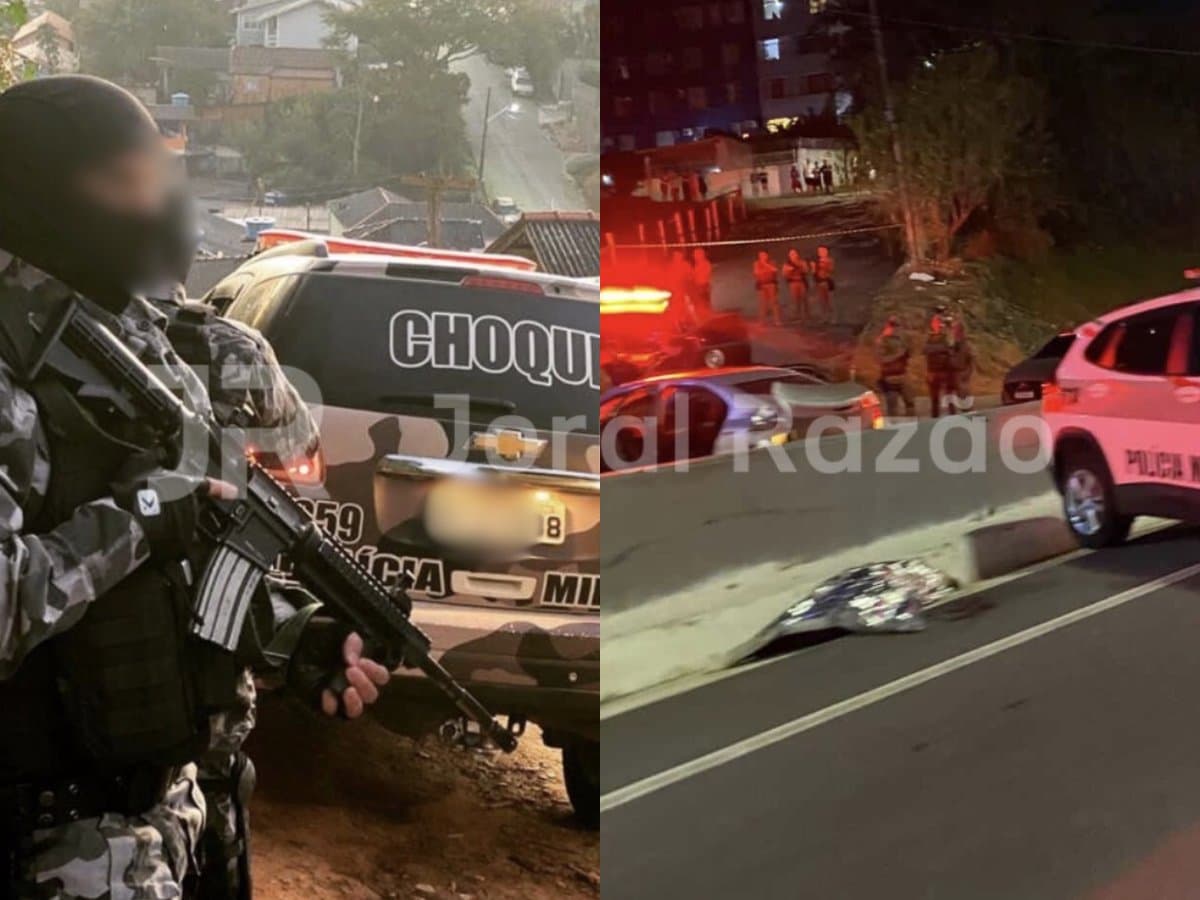 URGENTE: PM alvejado e três criminosos neutralizados em Florianópolis