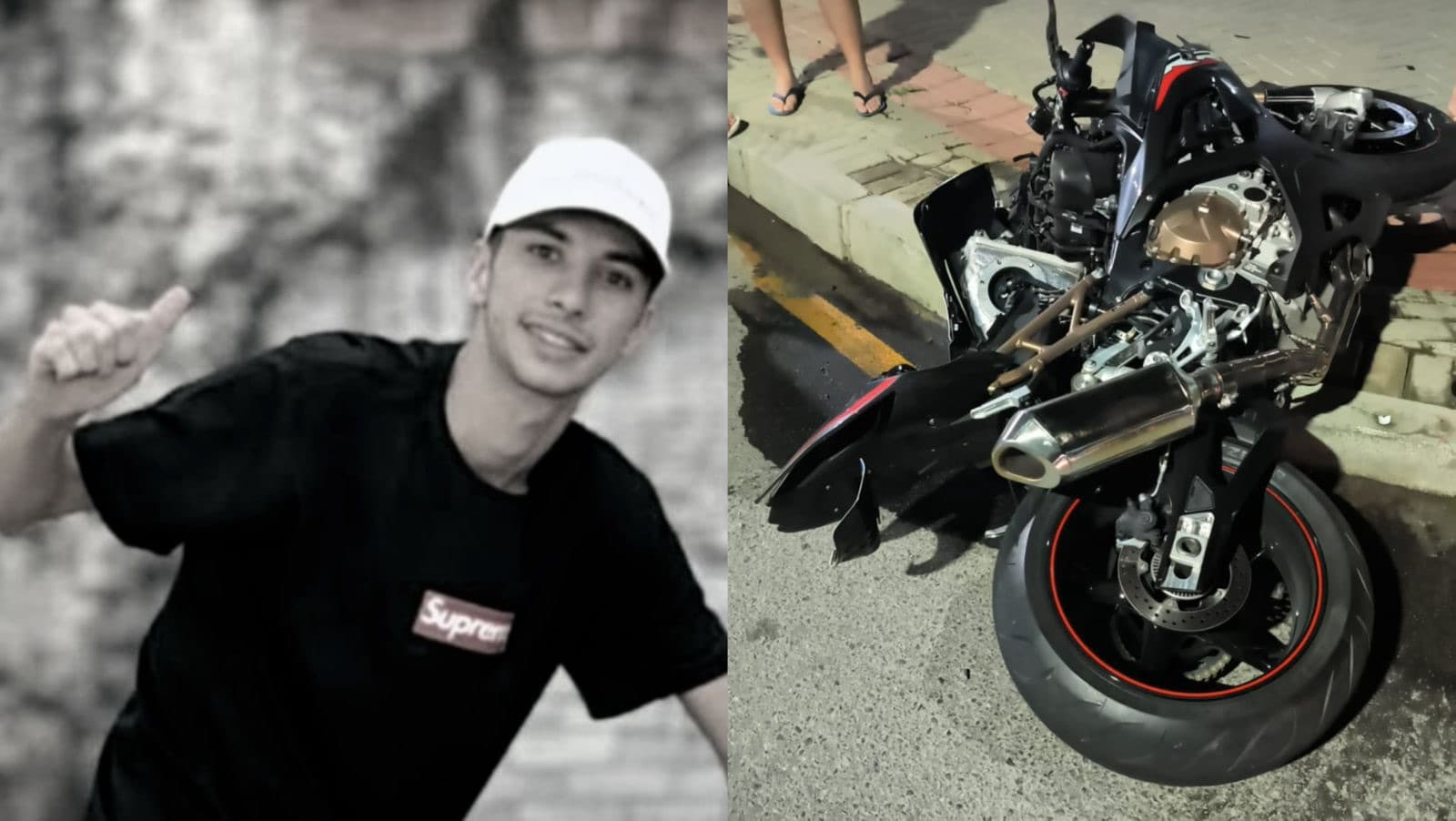Identificado motociclista que morreu em grave acidente em Balneário Piçarras