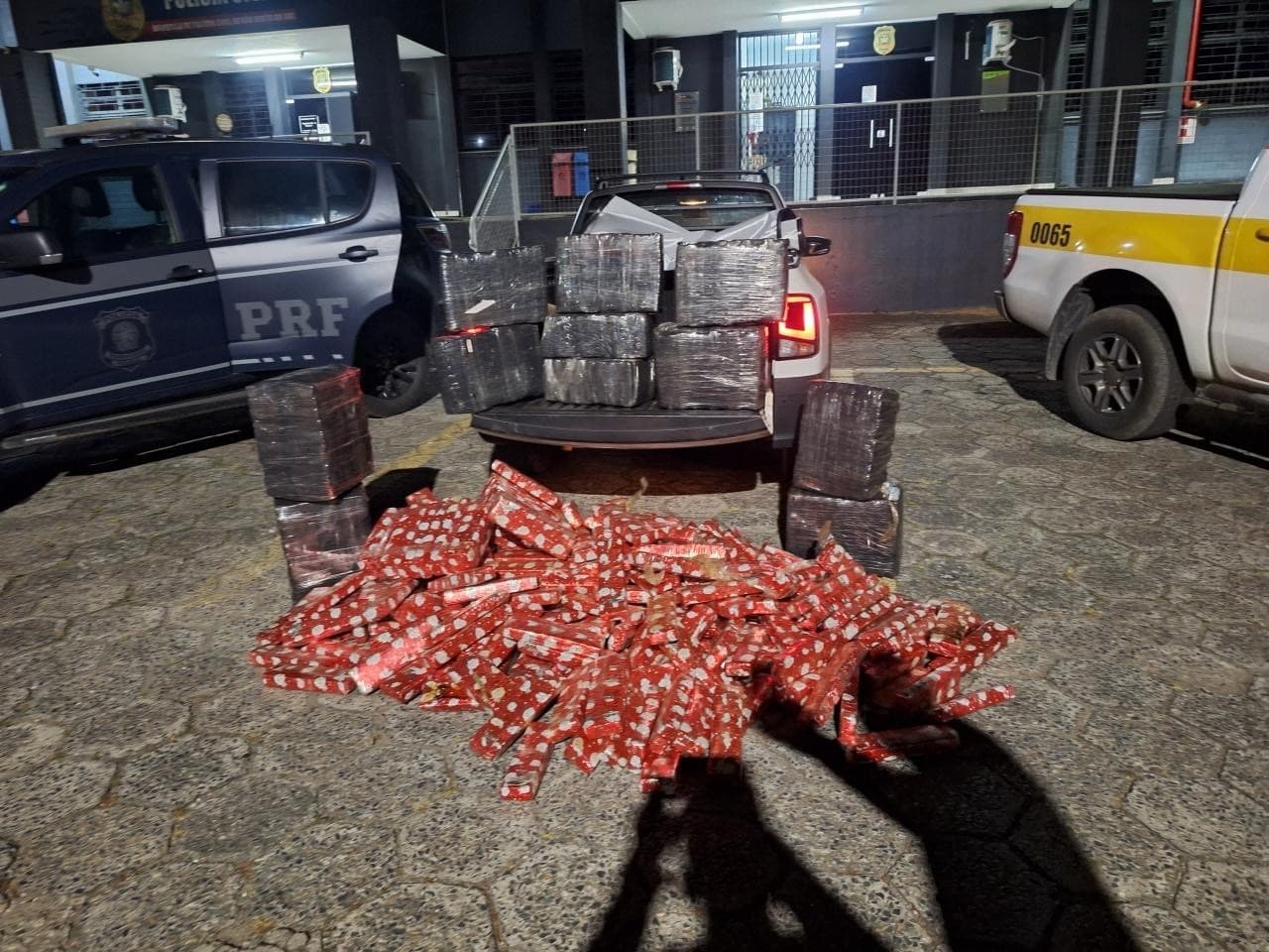 Operação conjunta intercepta quase meia tonelada de maconha no Norte de Santa Catarina