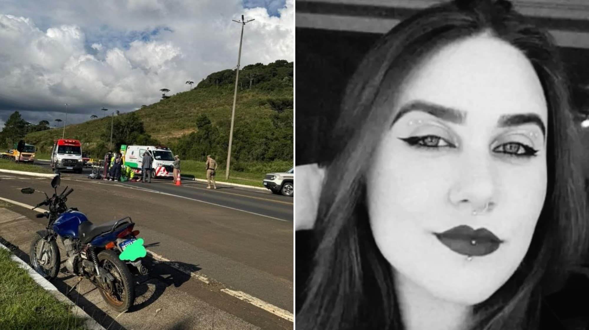 Motociclista de 20 anos morre em acidente com caminhonete na Serra Catarinense