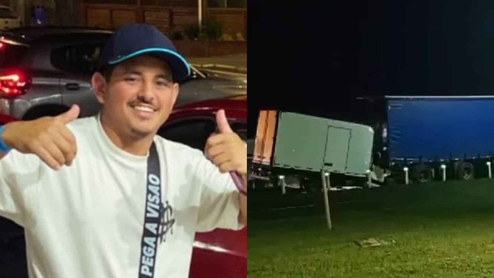 Caminhoneiro de SC mandou mensagem de aniversário pra esposa e morreu poucas horas depois no PR