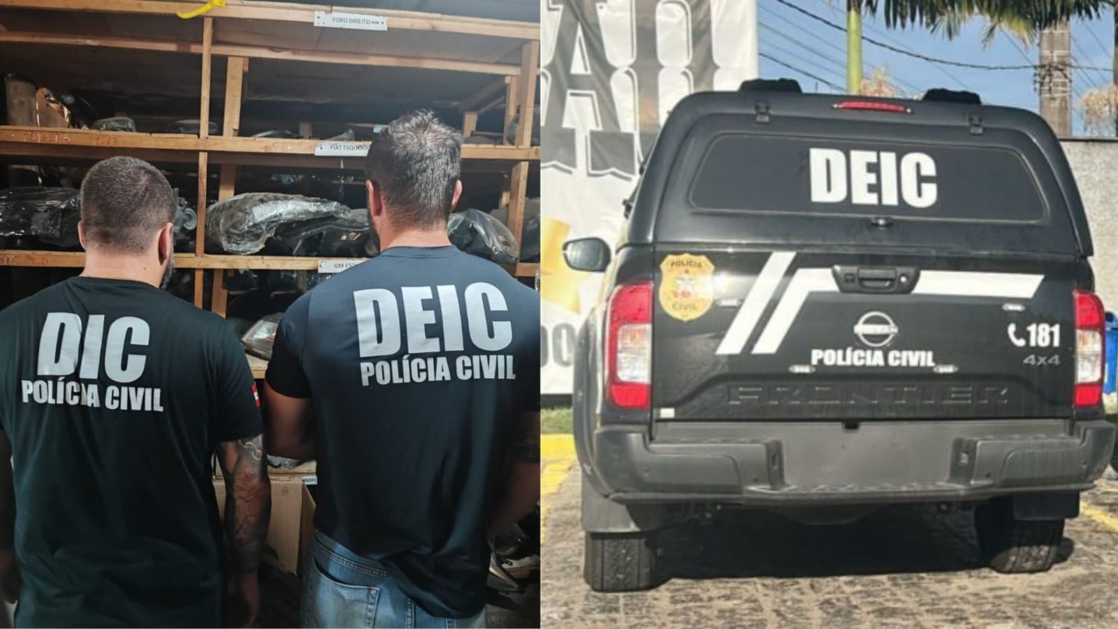Empresário é preso durante operação contra desmanche ilegal em Tubarão