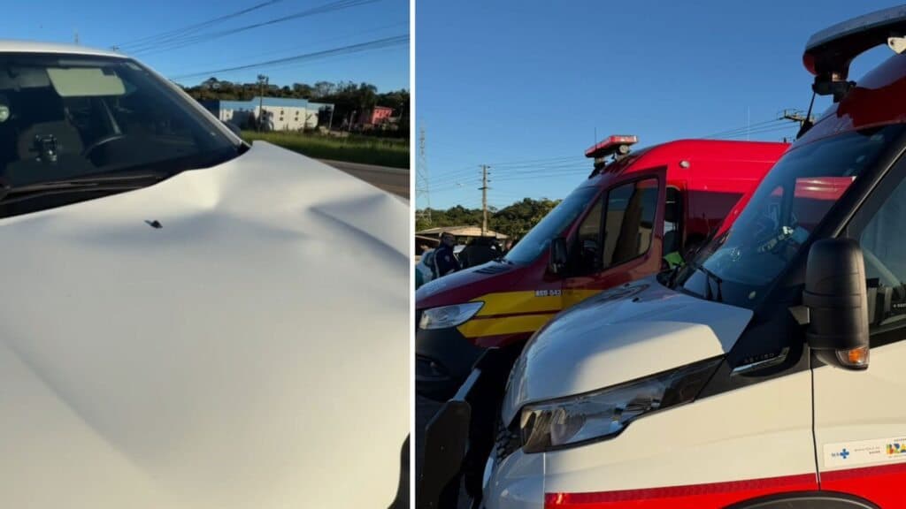 Motorista de 21 anos atropela idosa após ter visão prejudicada pelo sol em Tijucas