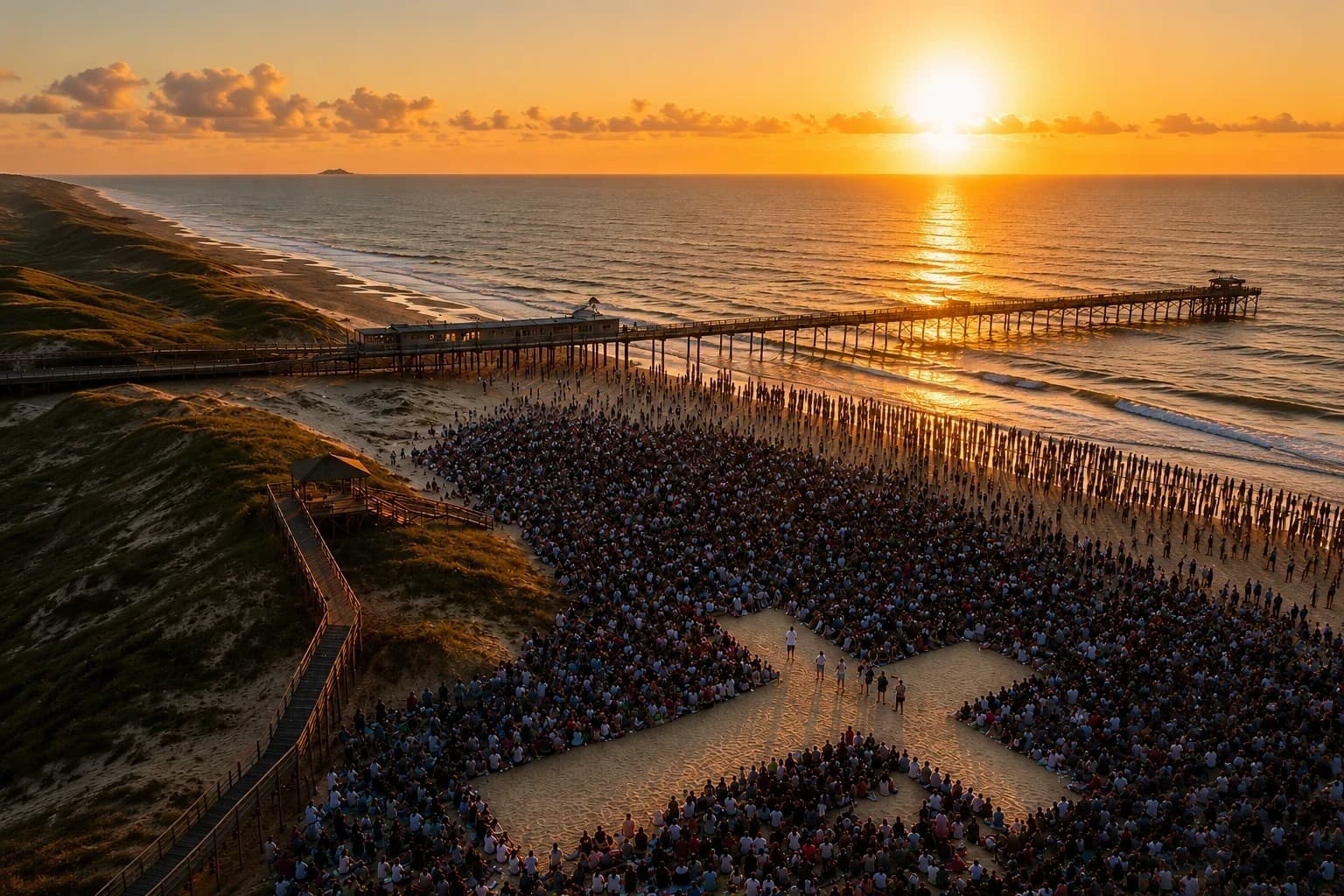 “Amanhecer com Deus” promete emocionar e reunir 5 mil pessoas em praia de SC