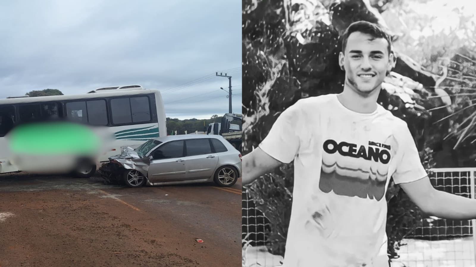 Motorista de 20 anos morre após micro-ônibus invadir preferencial em rodovia de SC