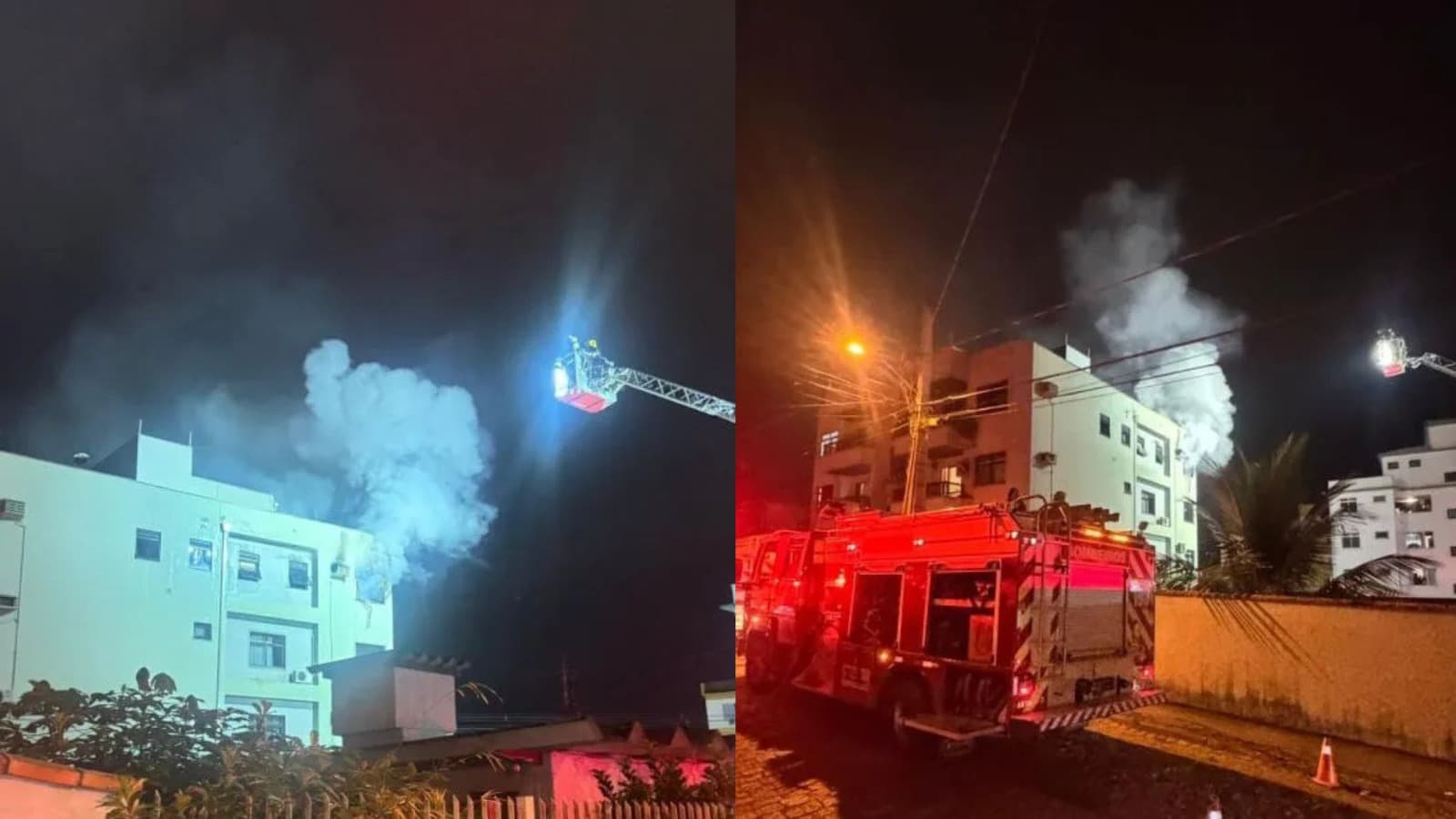 Incêndio em apartamento assusta moradores, mobiliza bombeiros e deixa mulher ferida em SC