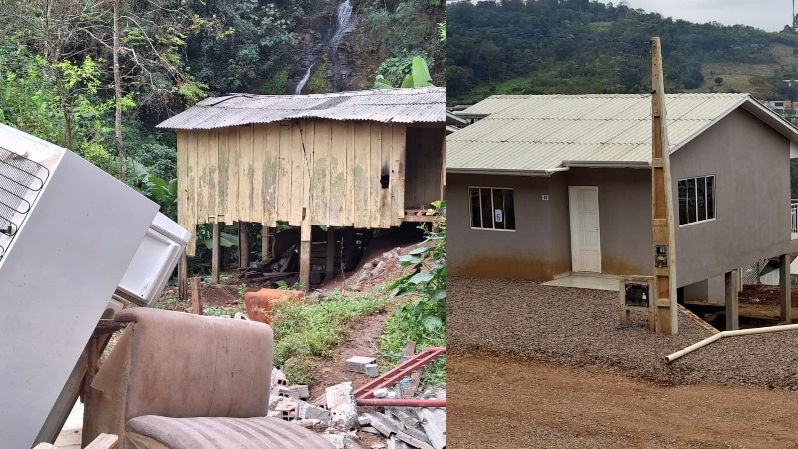 “Agora vamos viver tranquilos”: famílias deixam área irregular e emocionam em SC