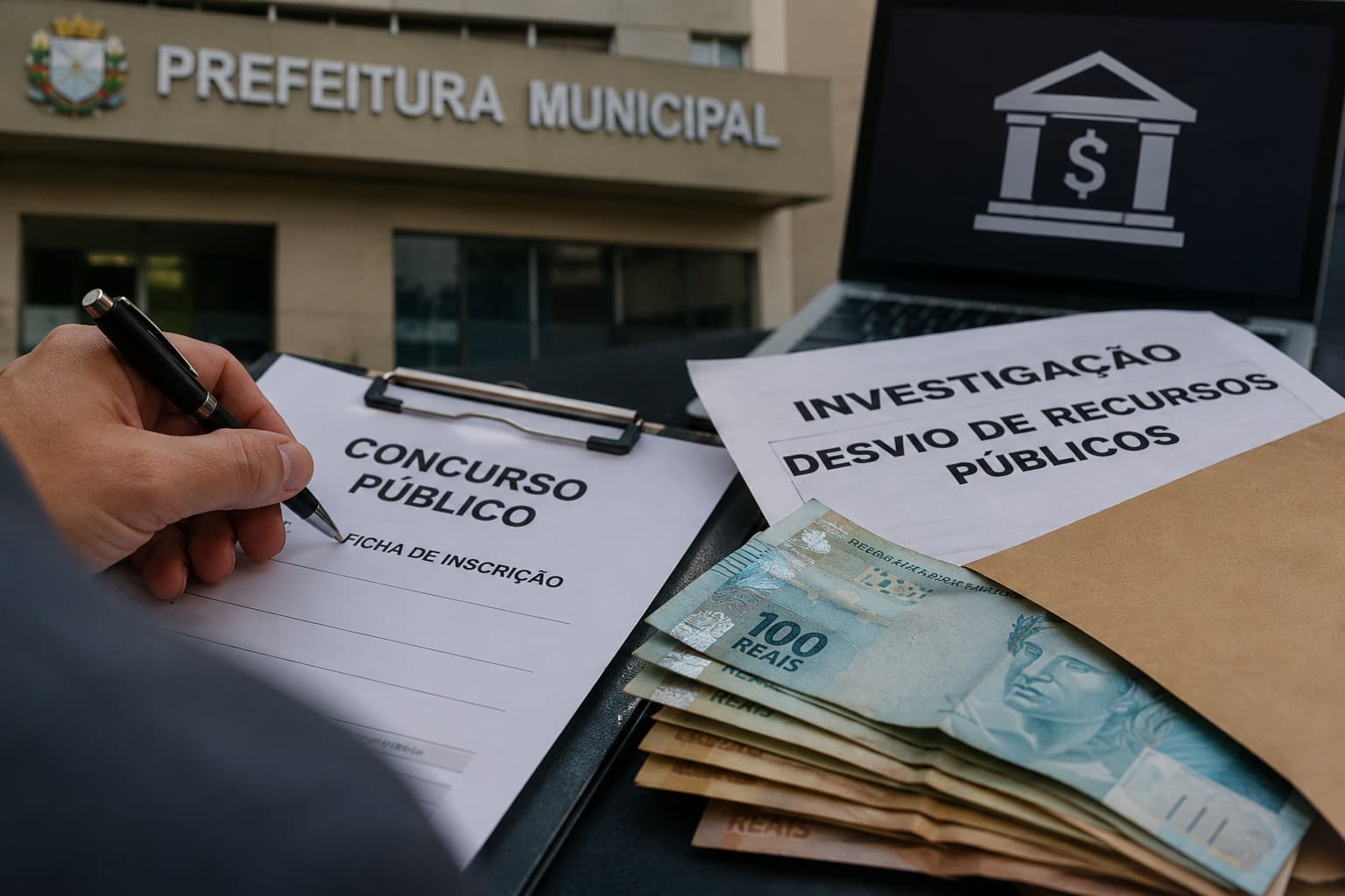 “Candidatos pagaram, prefeitura não recebeu”: empresário é acusado de ficar com dinheiro de inscrições em SC