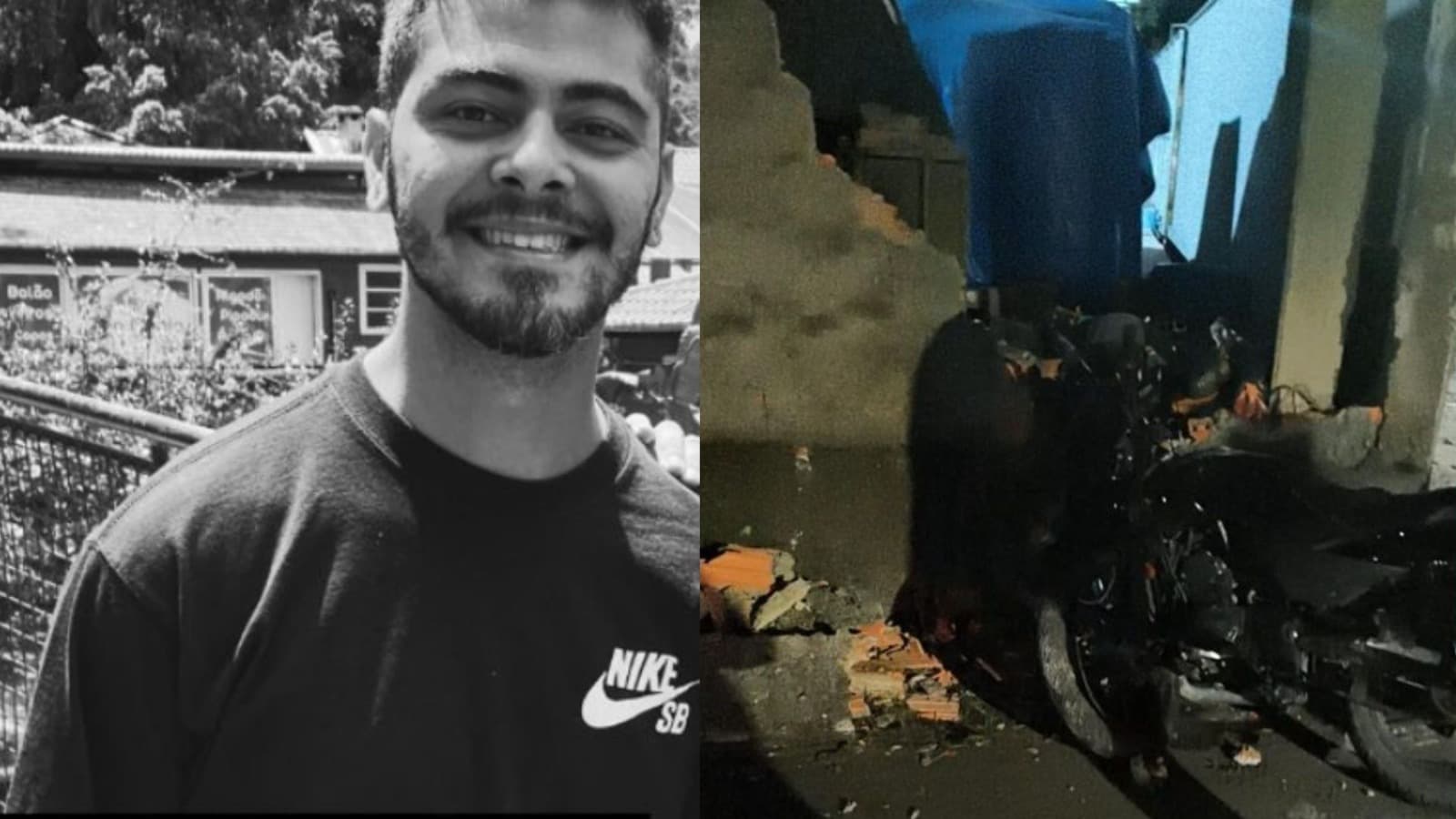 “Sem chão”: professor de Joinville que morreu após bater moto em poste é identificado