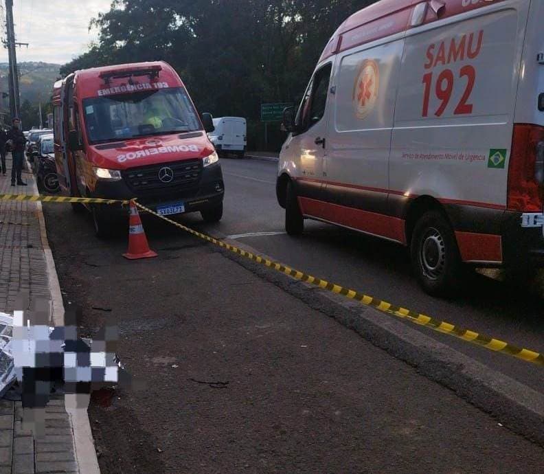 Pintor morre após sofrer descarga elétrica e cair de oito metros em SC