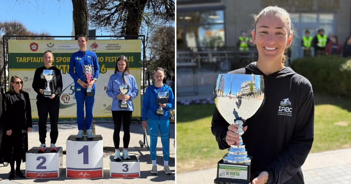 Atleta de Balneário Camboriú bate recorde brasileiro na marcha atlética na Lituânia