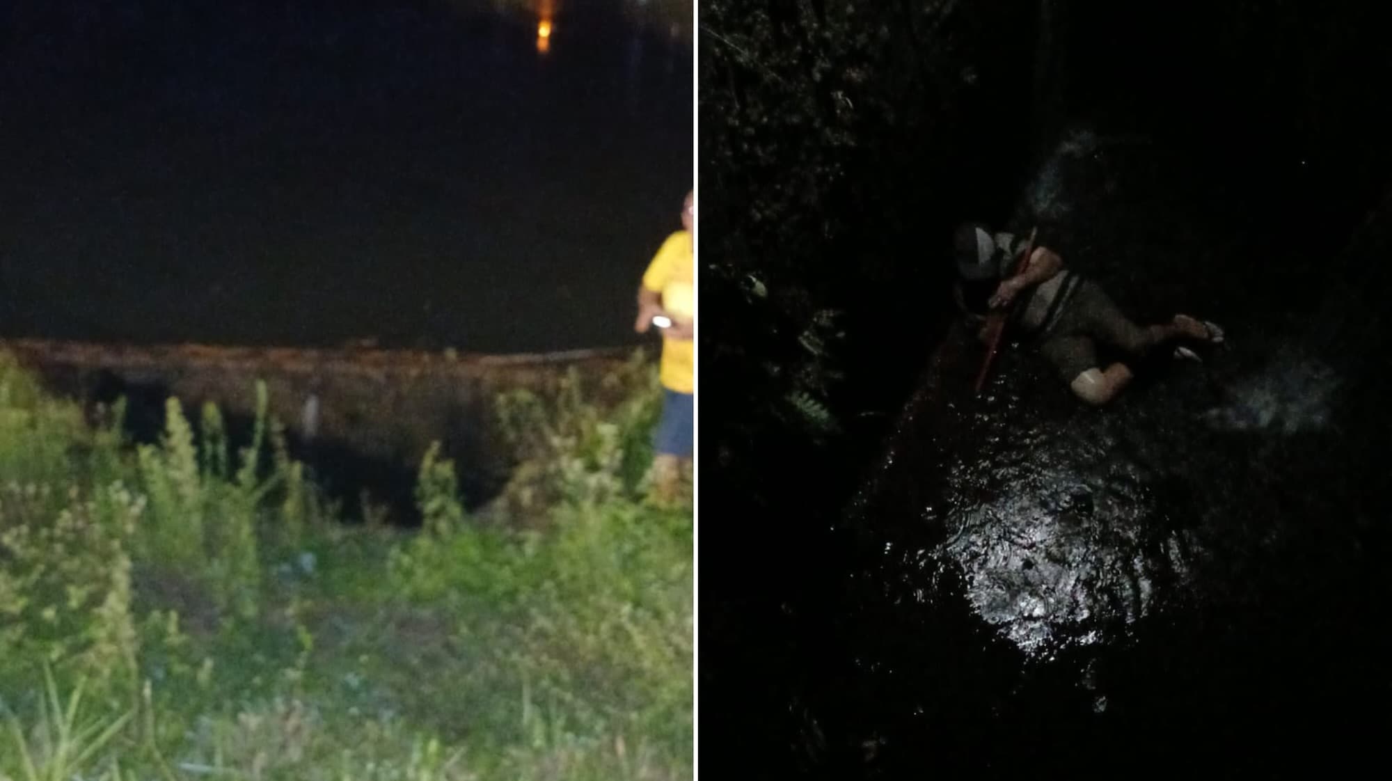 Idoso é resgatado de dentro de bueiro às margens de rodovia em Criciúma