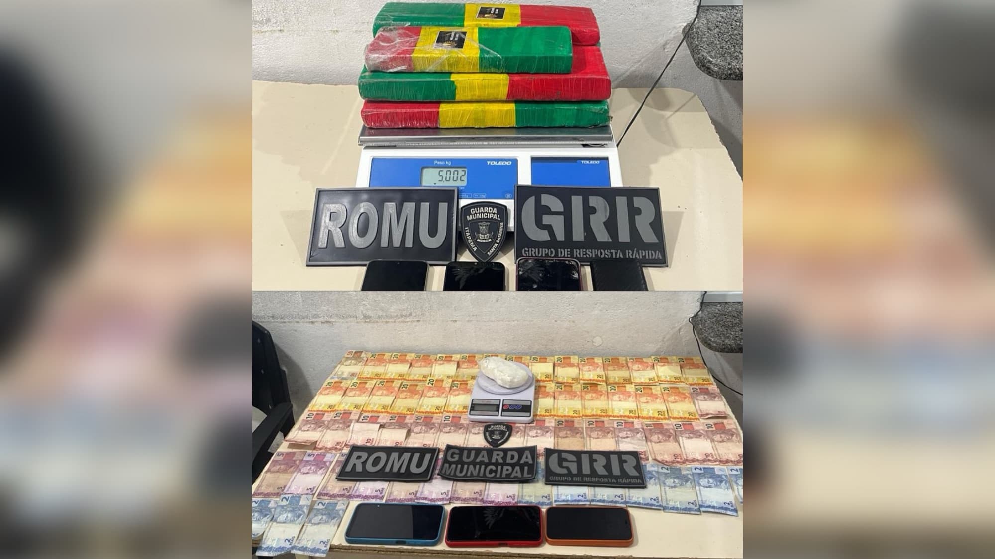 Guarda Municipal de Itapema divulga balanço com prisões e apreensão de drogas