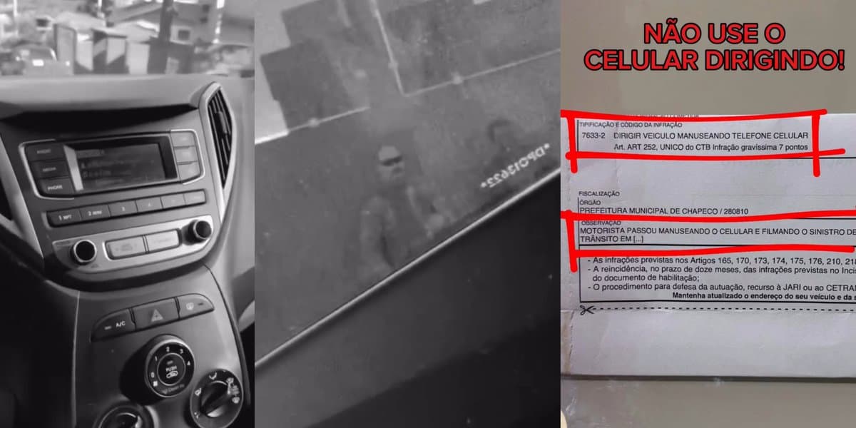 “Que sirva de exemplo”: jovem passa filmando sinistro de trânsito e recebe “presente” da PMSC