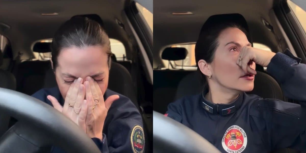 “O que aprender com isso, Karol”: bombeira lamenta após perder prova de promoção por minutos em SC