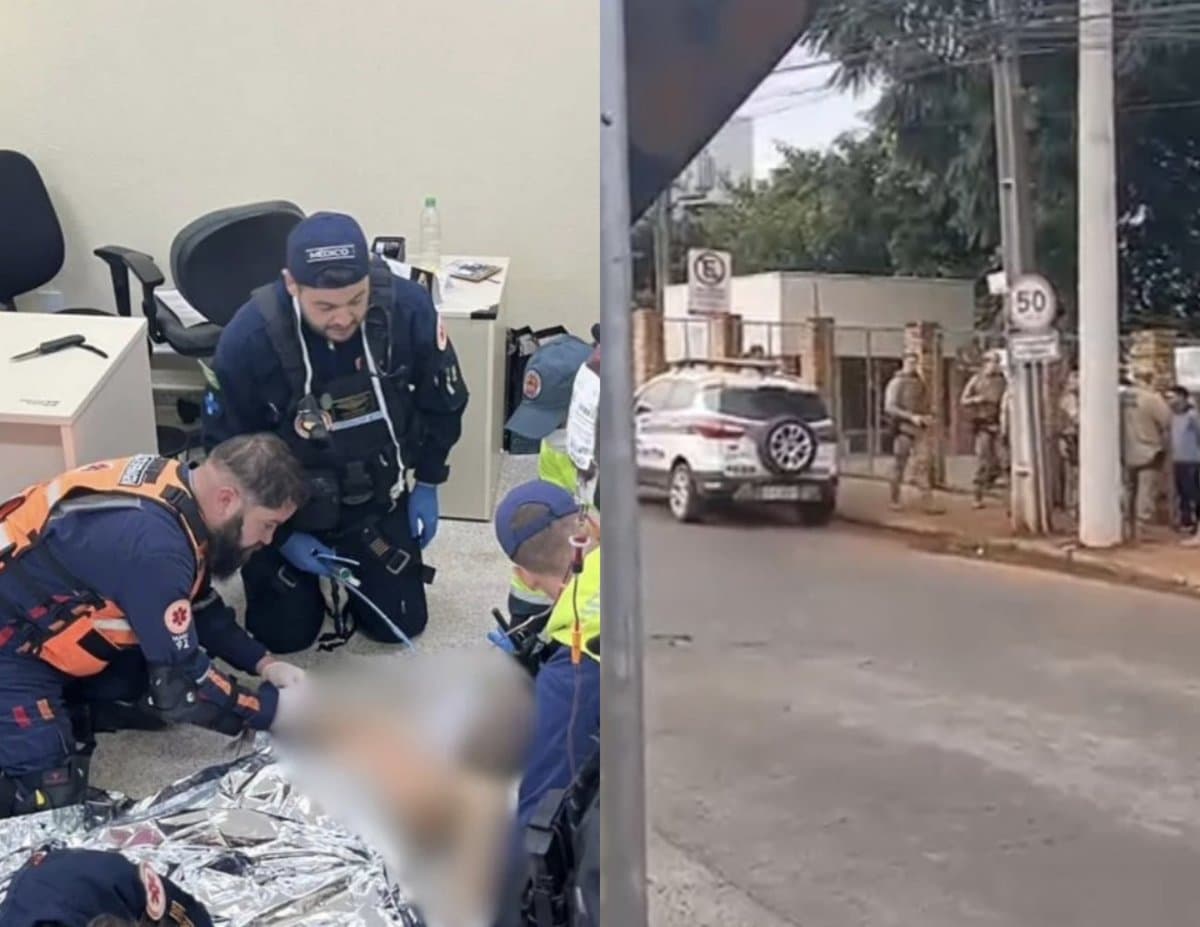 Adolescente esfaqueado na barriga por jovem da Venezuela em escola de SC luta para sobreviver