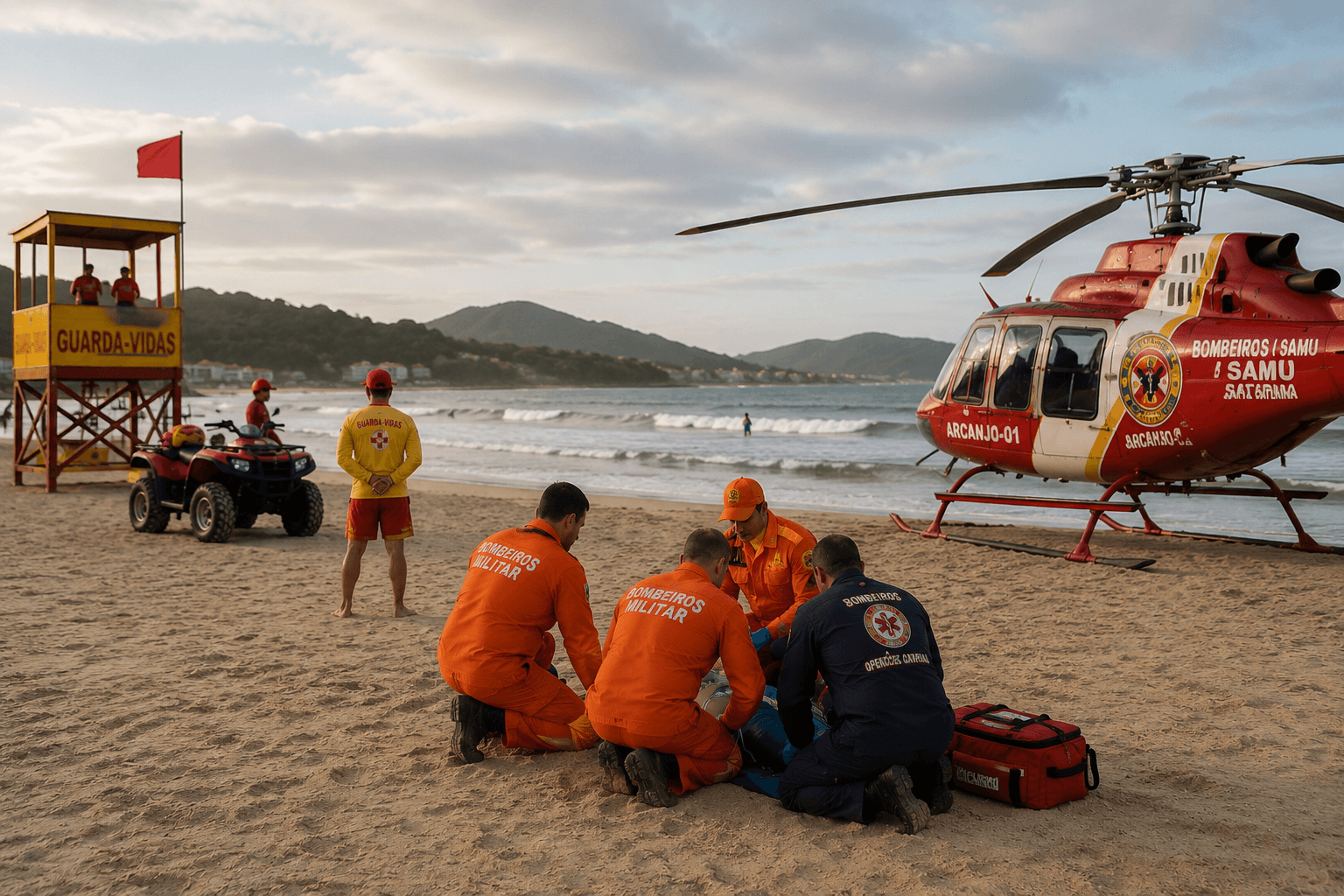 Surfista de 47 anos morre após afogamento em praia de Florianópolis