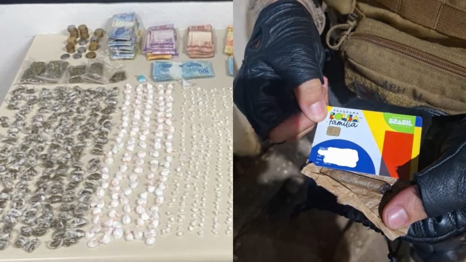 Homem é flagrado em biqueira e diz ter usado “Bolsa Família” para comprar droga em SC