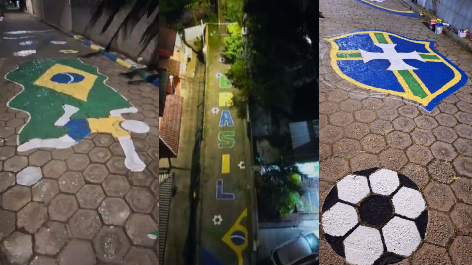 Rua de Florianópolis que leva nome do tataravô une gerações da mesma família e ganha cores da Copa; VÍDEO