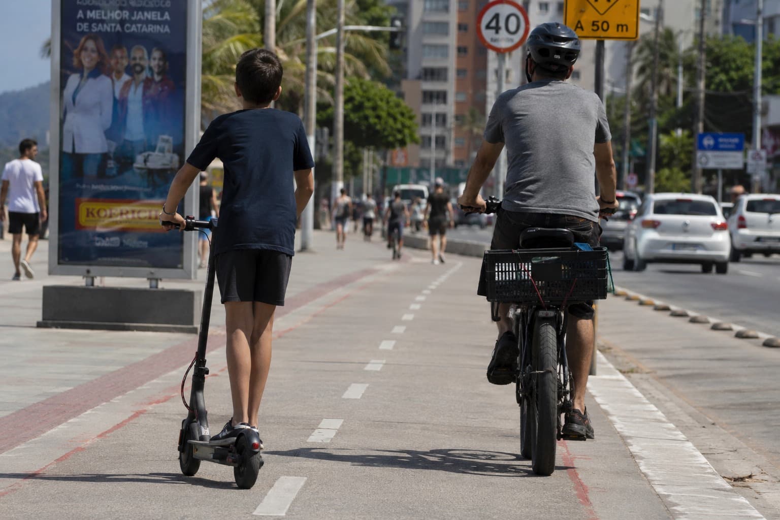 MP recomenda que cidade de SC crie regras para patinete e bike elétrica e cita risco a crianças no trânsito