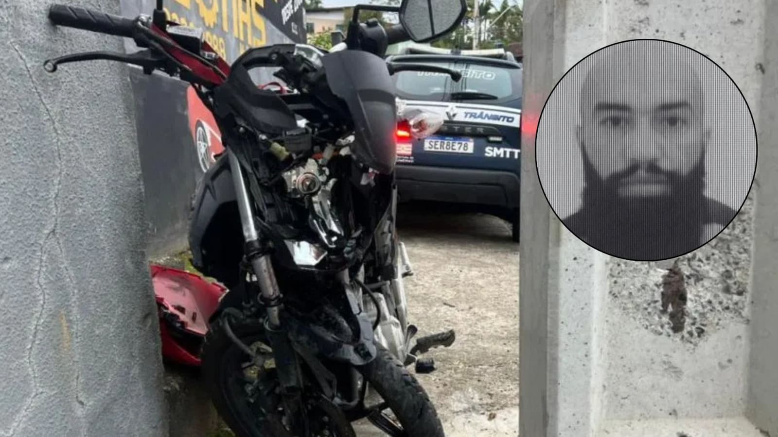 Vigilante do Teatro Carlos Gomes morre em Blumenau ao colidir moto contra poste a caminho do trabalho