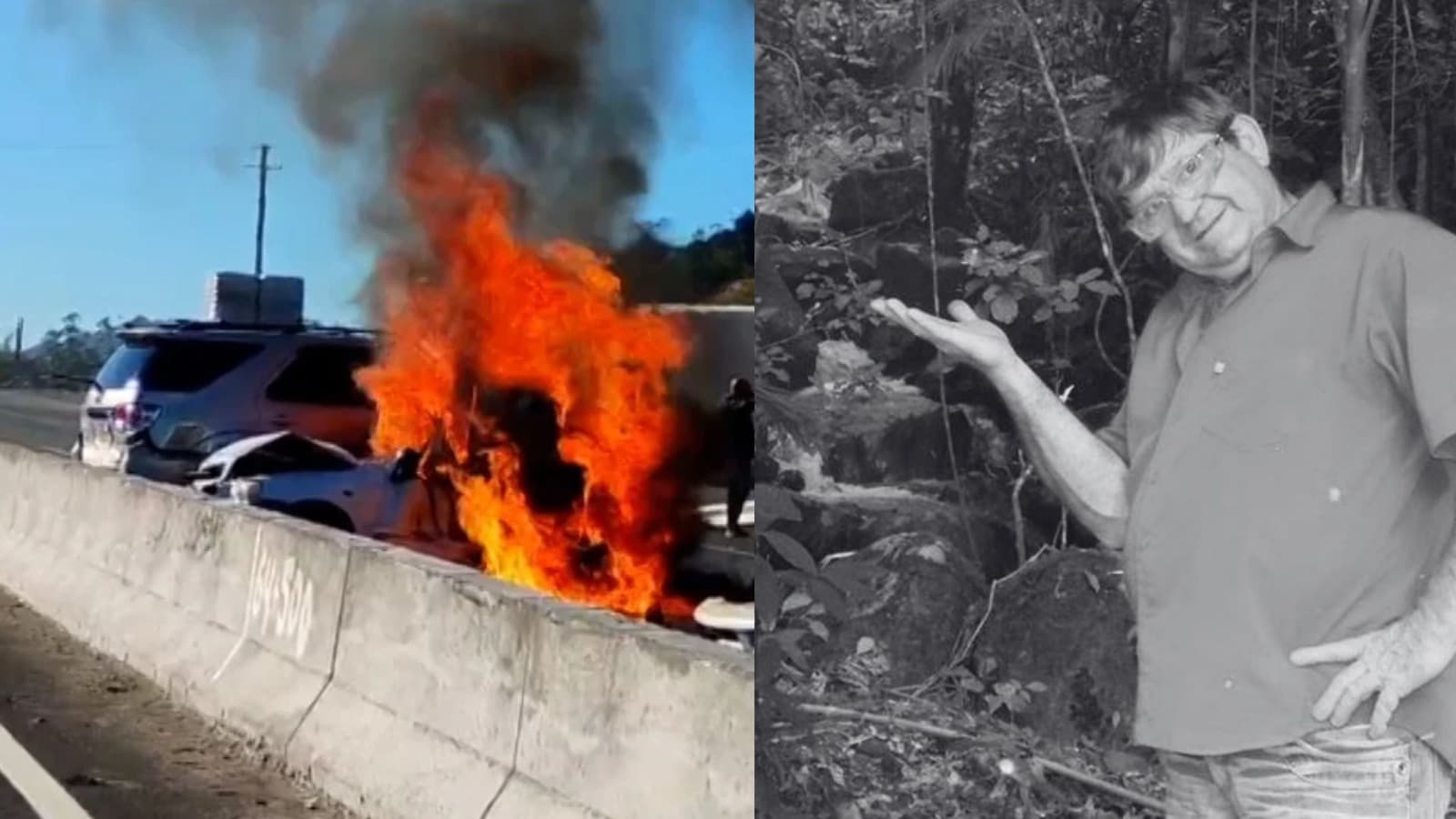 “Só não precisava ser dessa forma”: filha lamenta morte do pai em grave engavetamento em Indaial
