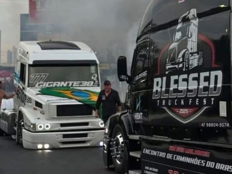 Blessed Truck Fest traz shows, drift e manobras de caminhões a Balneário Camboriú