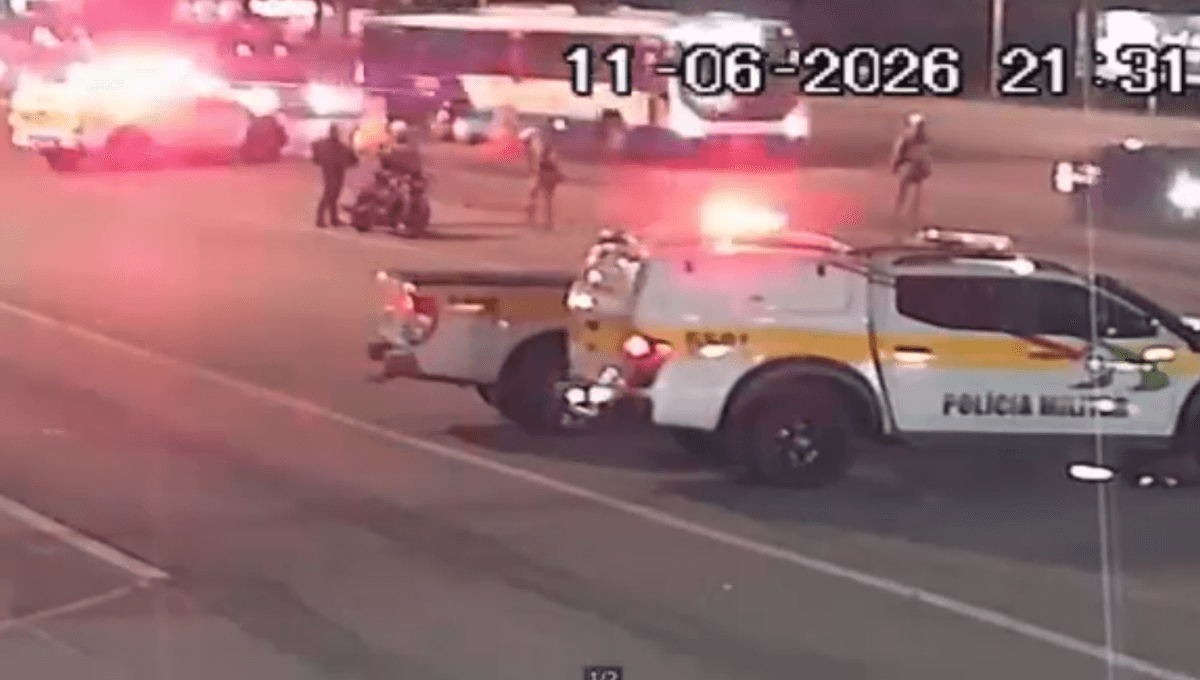 Motorista é detido após ignorar abordagem e fugir por quilômetros em rodovia de Florianópolis