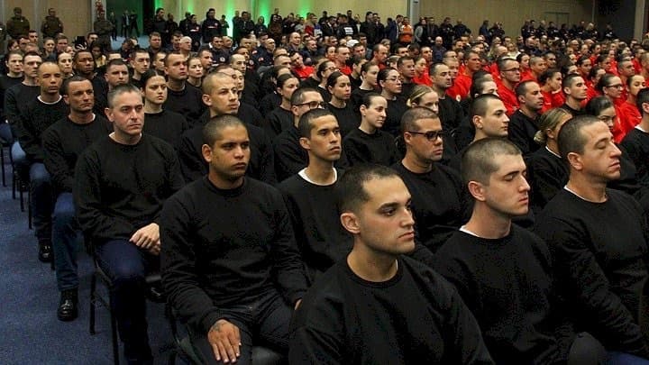 PMSC inicia formação de 975 policiais temporários para reforçar a segurança em SC